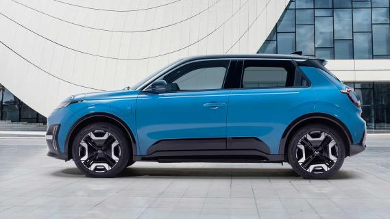 Nieuwe Nissan Micra elektrisch (2026) Zijkant