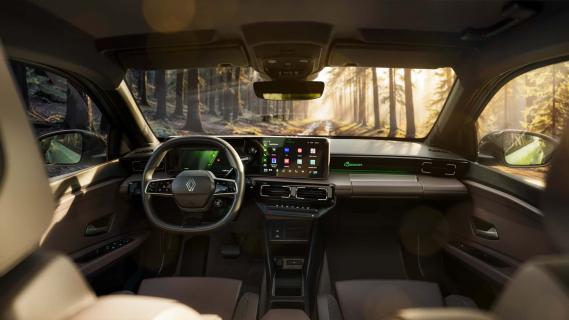 Renault 4 Savane 4x4 Concept Jade Green groen (2025) interieur dashboard