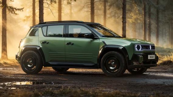 Renault 4 Savane 4x4 Concept Jade Green groen (2025) zijkant rechts schuin