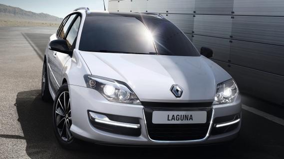 Renault Laguna (X51) Estate wit (2013) wit voorkant
