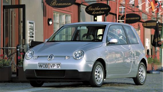 Volkswagen Lupo TDI 3L (1999) grijs zijkant links schuin voor
