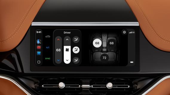 Apple CarPlay iOS 26 (2026) nieuw interface Aston Martin dashboard verwarming