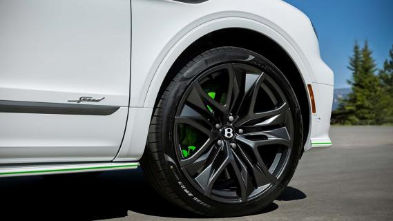 Bentley Bentayga Speed wit (2025) 23 inch wielen