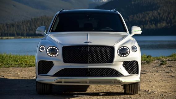 Bentley Bentayga Speed wit (2025) voorzijde