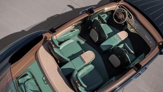 Dacora Motors (2025) interieur bovenkant groen