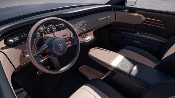 Dacora Motors (2025) interieur dashboard bruin