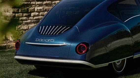 Dacora Motors (2025) rechtsachter schuin detail