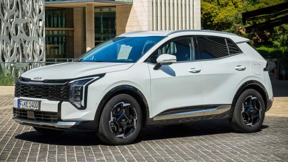 Kia Sportage (2025) zijkant links schuin voor