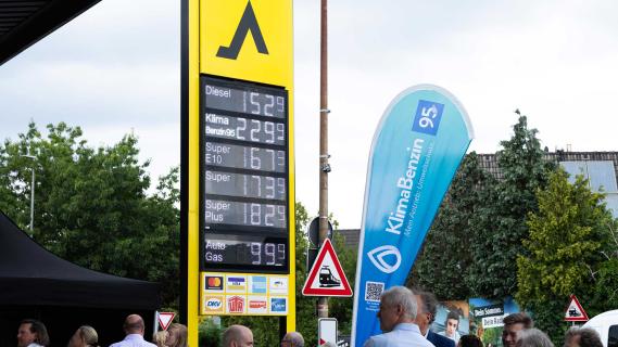 KlimaBenzin95 tanken in Duitsland met Golf GTI