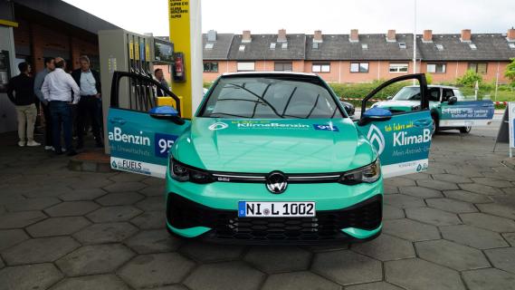 KlimaBenzin95 tanken in Duitsland met Golf GTI