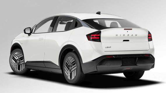 Nissan Leaf achterkant met achterlichten
