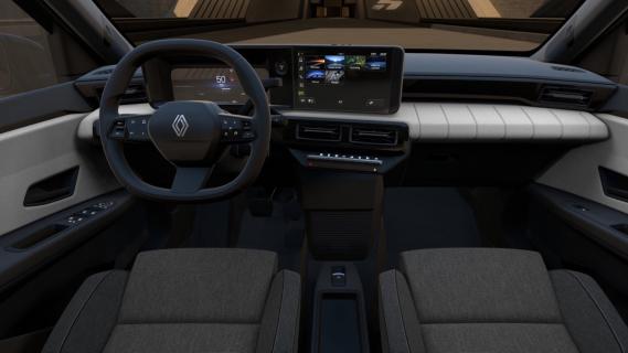 Renault 5 E-Tech electric 5 groen (2025) interieur dashboard midden hoog