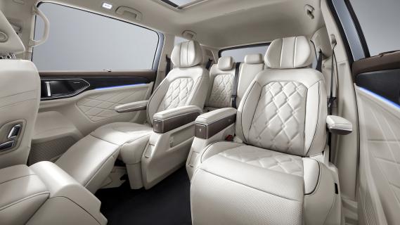 Volkswagen Viloran grijs (2021) interieur stoelen achter
