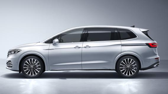Volkswagen Viloran grijs (2021) zijkant links