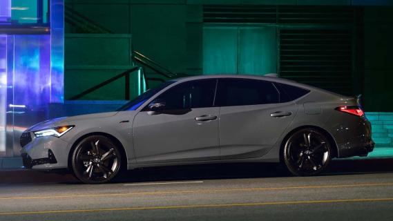 Acura Integra A-Spec grijs (2025) links