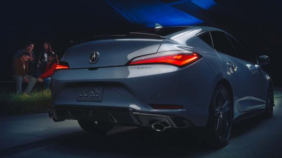 Acura Integra A-Spec grijs (2025) achterzijde