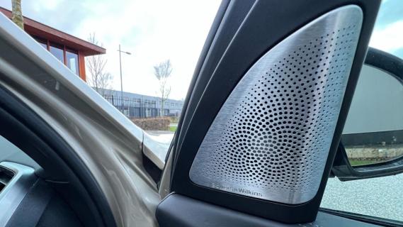 BMW X7 M50d grijs kenteken beige (G07) stereo