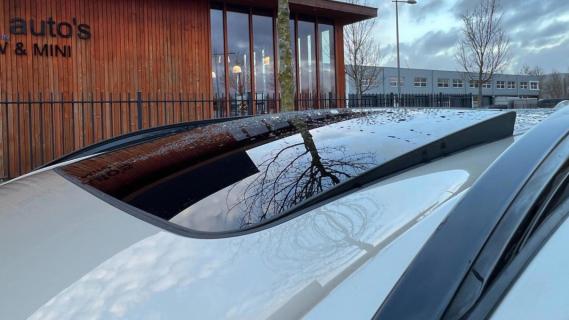 BMW X7 M50d grijs kenteken beige (G07) dak panorama