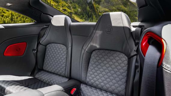 Brabus 1000 (C232) zwart (2025) interieur achterbank