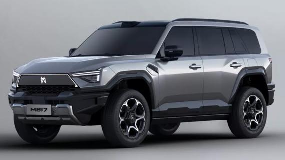 Dongfeng M-Hero M817 (2025) grijs links schuin voor