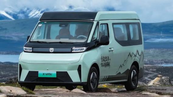 Farizon X-Van camper groen (2025) zijkant links voor schuin