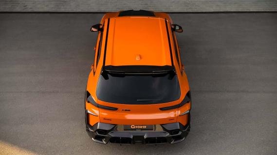 G-Power BMW XM (G09) oranje (2025) achterkant hoog