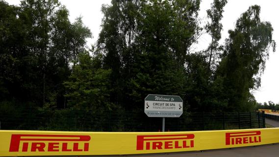 GP België 2025 bordje in het bos