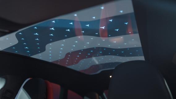 Mercedes CLA Shooting Brake grijs (2025) interieur hemelbekleding