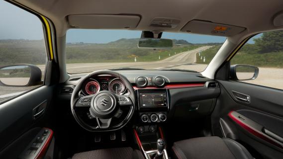 Suzuki Swift Sport (2018) interieur dashboard