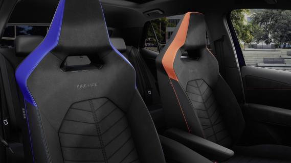 Volkswagen ID.3 Fire & Ice paars (2025) interieur stoelen