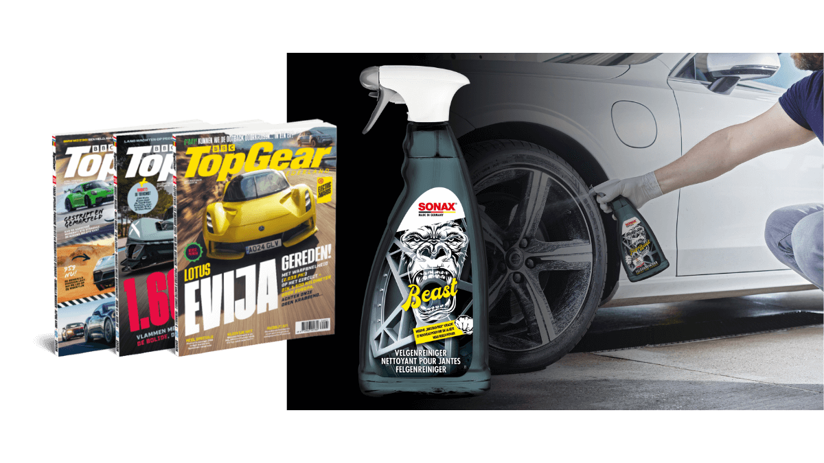 Kwartaal TopGear + SONAX Beast Velgenreiniger (240)