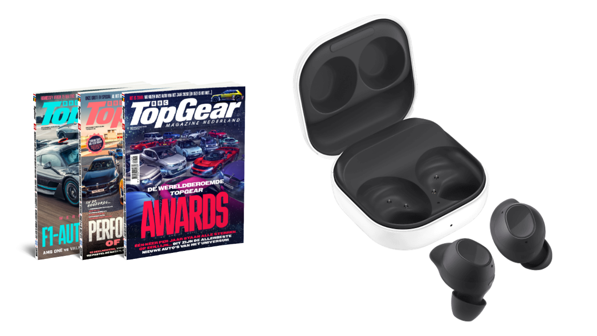 Halfjaar TopGear + Samsung Galaxy Buds FE (247)