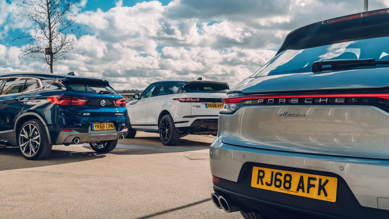 Range Rover Evoque vs Porsche Macan vs BMW X2