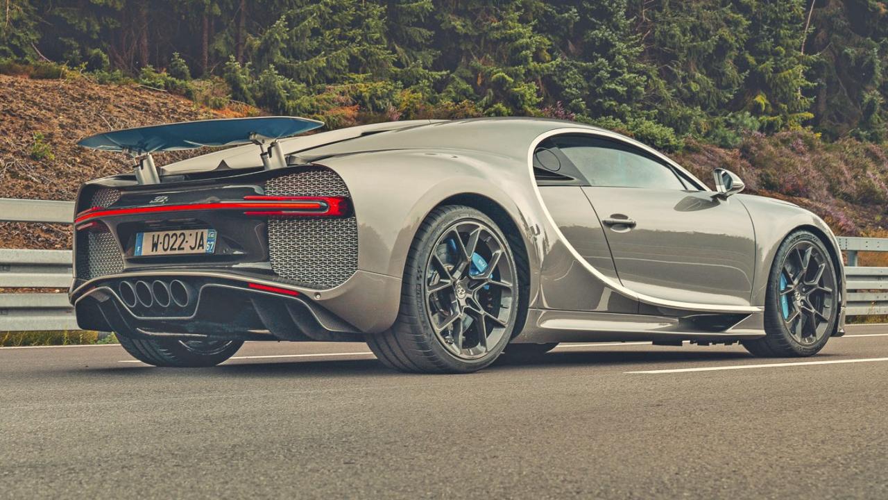 Topsnelheid van de Bugatti Chiron Sport halen