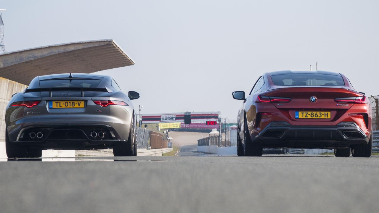 BMW M850i vs Jaguar F-Type SVR