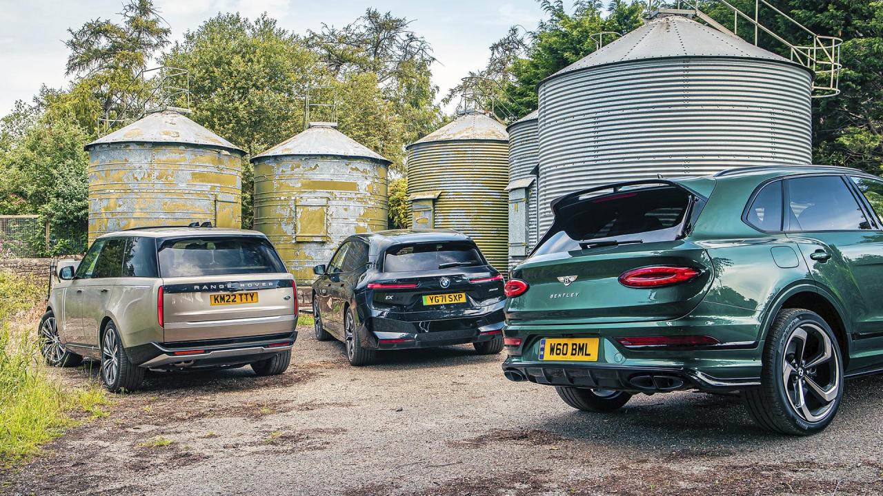 Range Rover vs BMW iX vs Bentley Bentayga review: Welke luxe SUV is de beste?