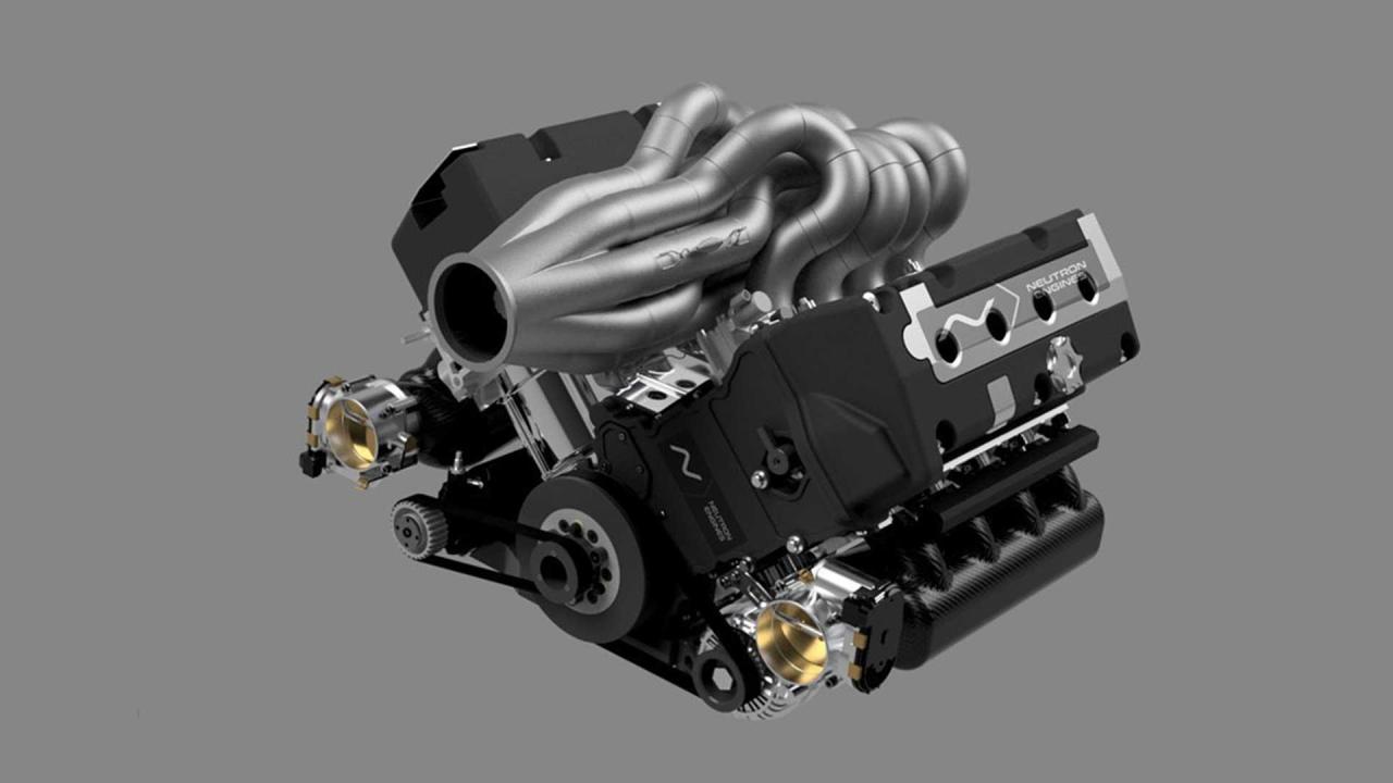 Deze K48 V8 bestaat uit twee Honda K24motoren en draait tot 10.000 tpm