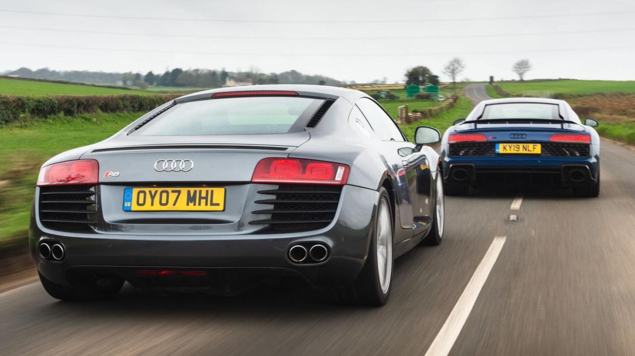 Vs R8 Audi R8 V8 (2007) vs Audi R8 V10 (2019) - TopGear Nederland