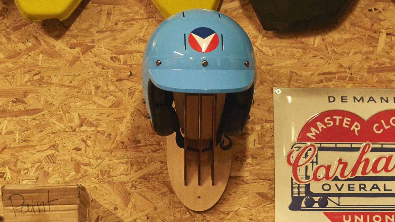Helmhouder voor motorpak, kledingkast, wandhaak, jas, biker, jas, rek voor garage, box, werkplaats, motorrijder