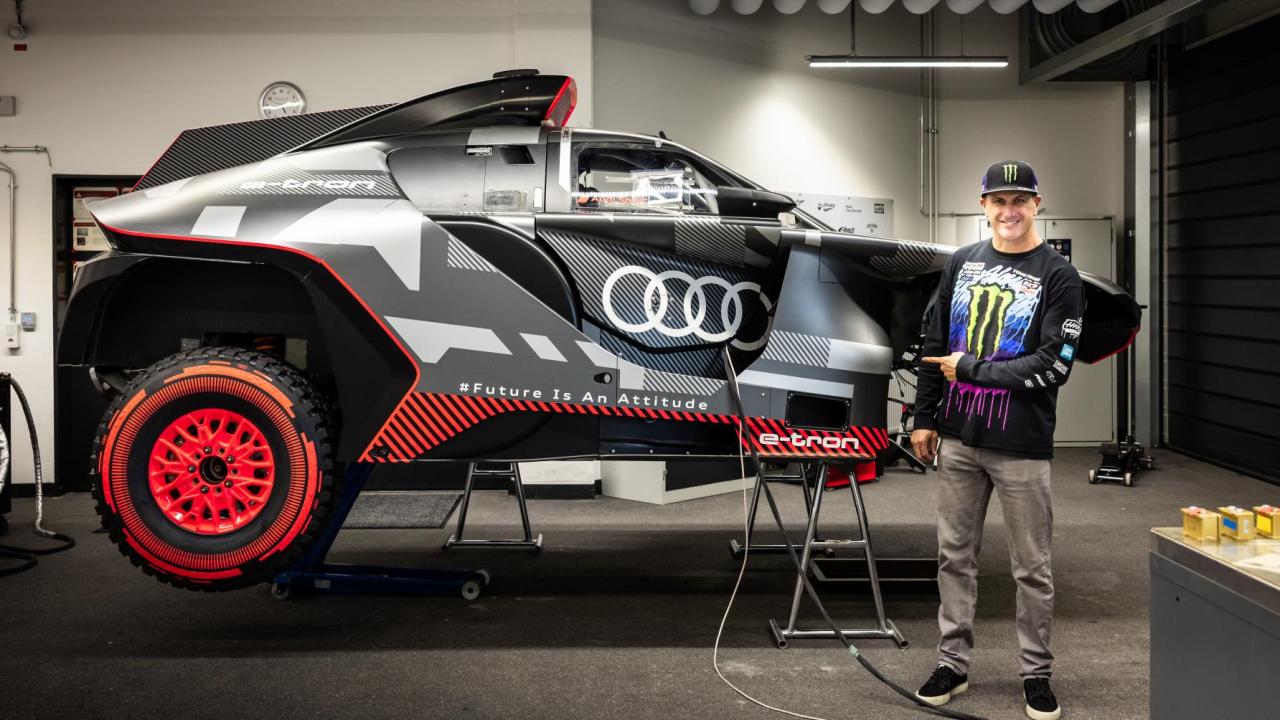 Electrikhana: Ken Block maakt samen met Audi een elektrische Gymkhana