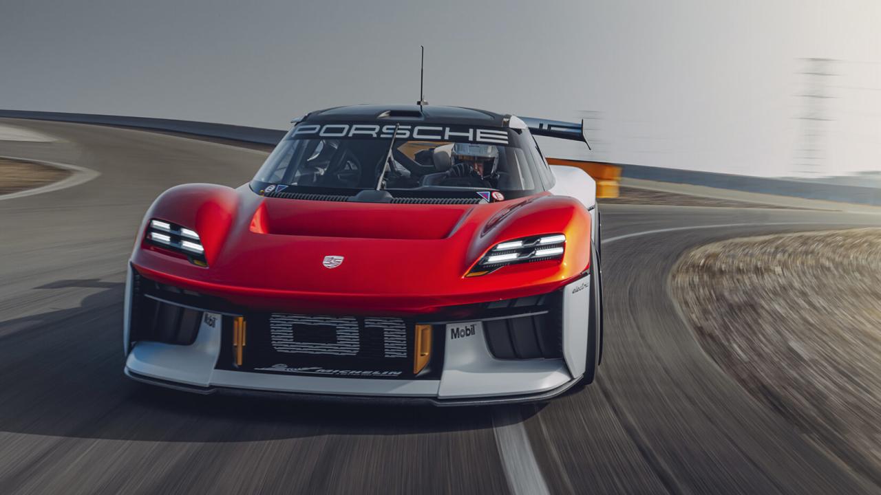 De Porsche Mission R is het Concept van het Jaar 2021 (TopGear Awards)