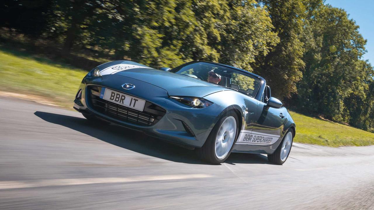 Supercharger van BBR GTi voor de Mazda MX5 geeft hem 253 pk