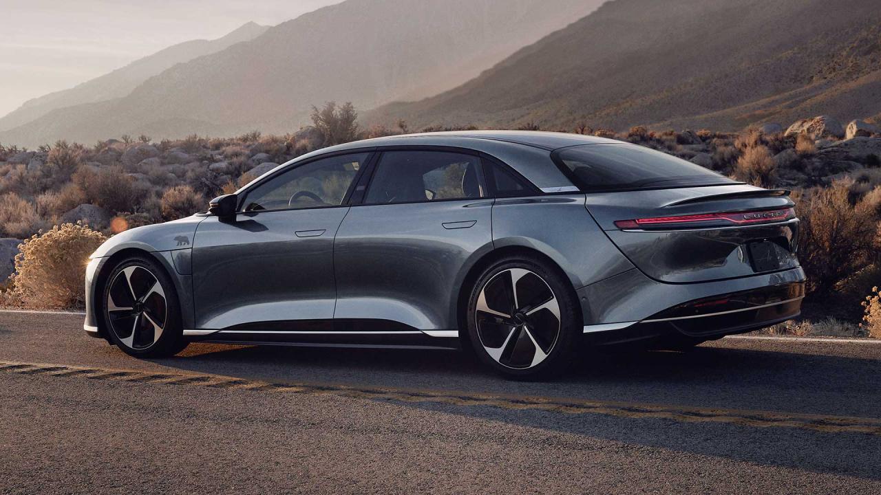 De goedkoopste Lucid Air heeft achterwielaandrijving TopGear
