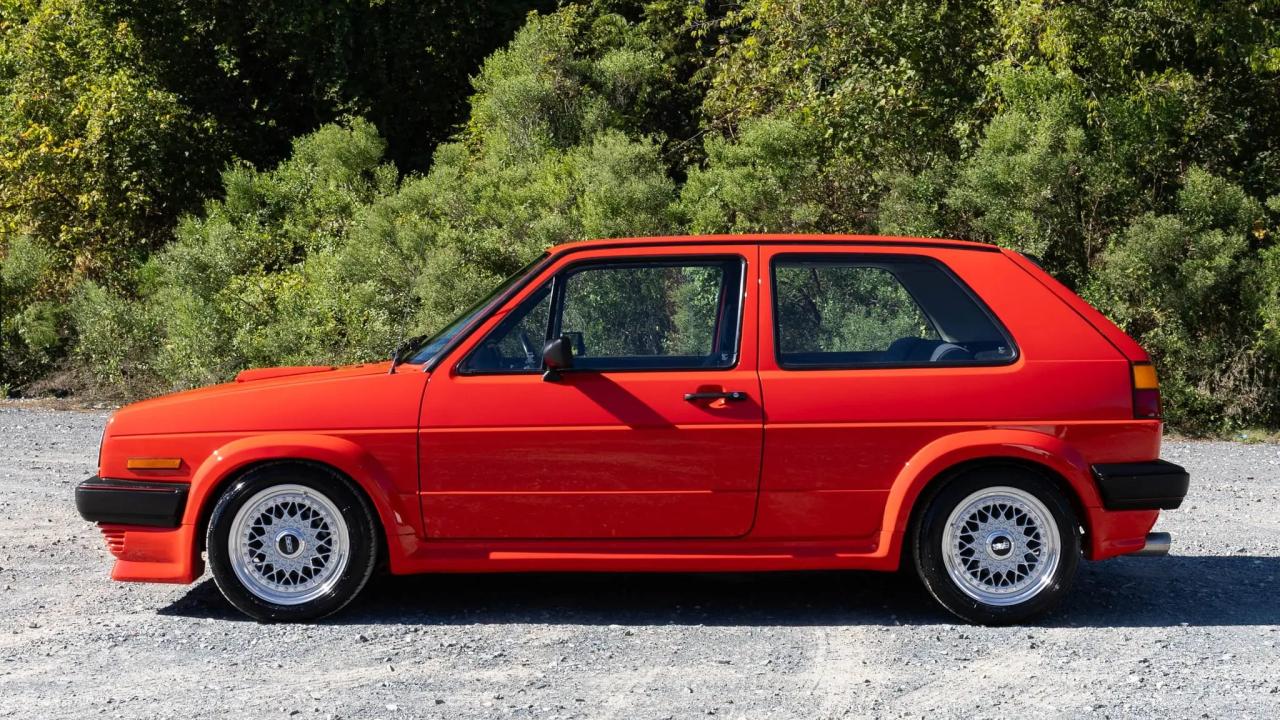 Volkswagen Golf GTI Callaway Turbo uit 1985 geveild