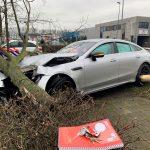 Mercedes-amg gt 63 s crash nederland