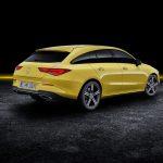 Mercedes CLA Shooting Brake geel