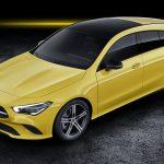Mercedes CLA Shooting Brake 2019 geel bagageruimte
