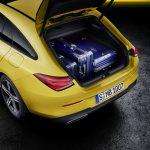 Mercedes CLA Shooting Brake 2019 geel bagageruimte