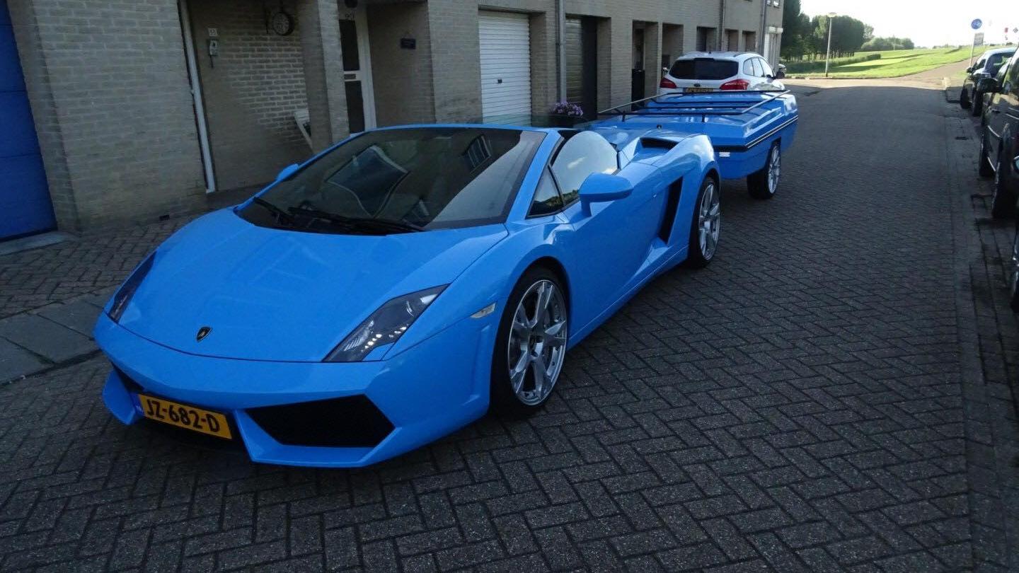 Lamborghini Gallardo met vouwwagen - TopGear Nederland