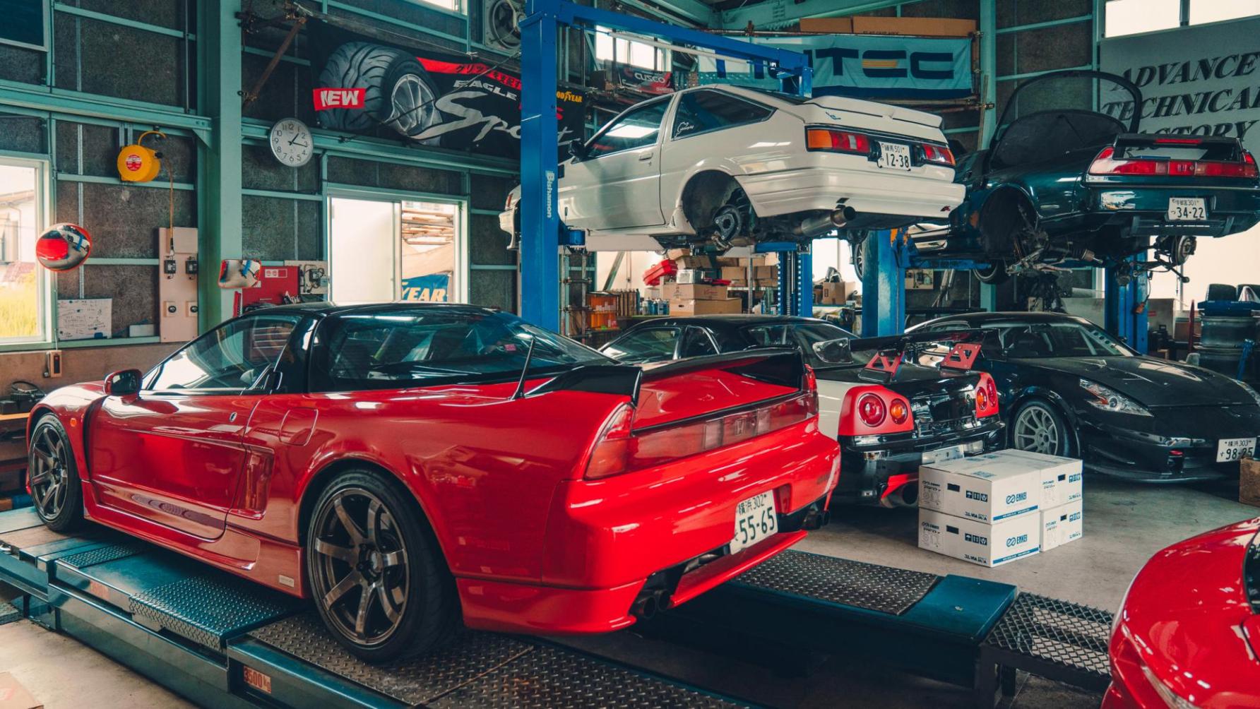 japanese car tuning shop